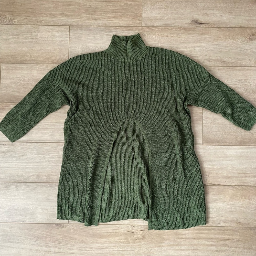 Free People Green Coco Sweater